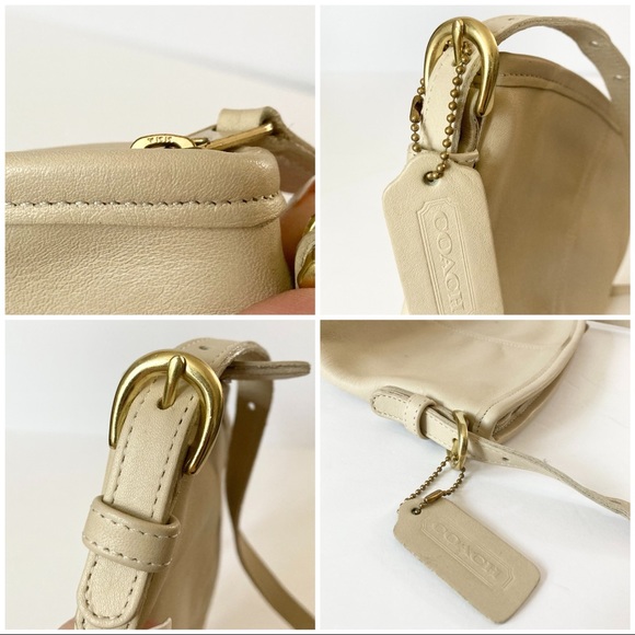 Vintage Coach Cream Beige Leather Soho 4107 Bag - Picture 16 of 16